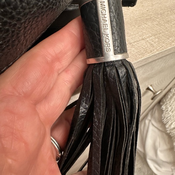 Michael Kors Black Hobo Bag with Silver Studs - Picture 7 of 7